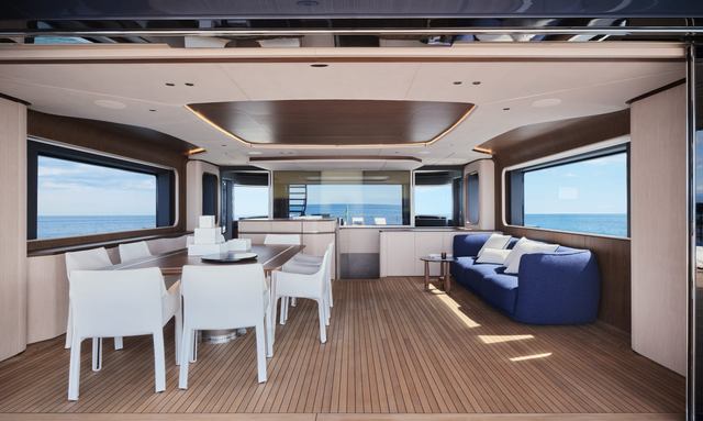 Ad Maiora yacht Infinity Mode Upper Deck