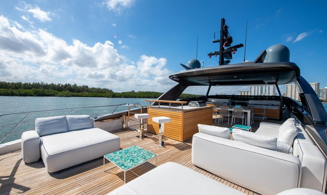 Our Aleph yacht Flybridge 