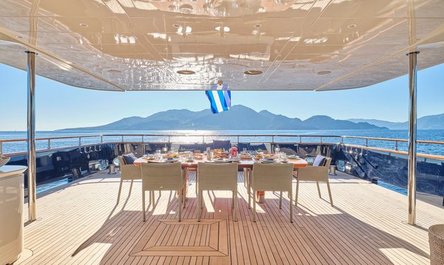 Condor A yacht Al Fresco Dining 