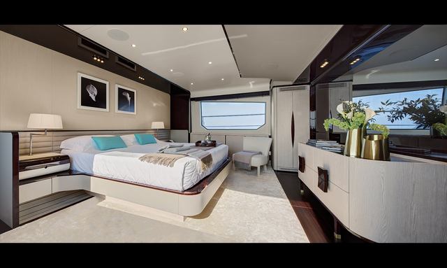 Anastasia V yacht Split-Level Main Deck Master