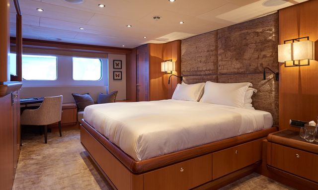 Galena yacht Warm Interior Design