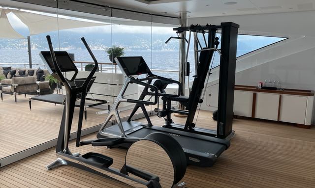 Triumph yacht Veranda/Gym Hybrid