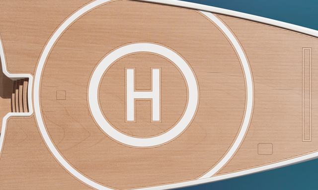 Pelorus yacht Dual Helipads
