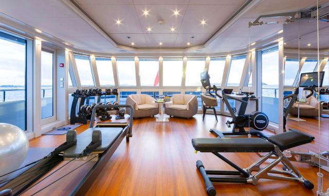 Bravado yacht Owner's Private Gym