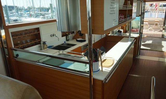 Njord yacht Galley Up Design