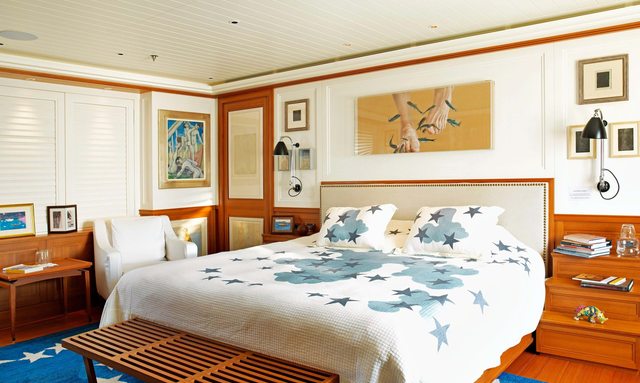 Meserret II yacht Master Suite