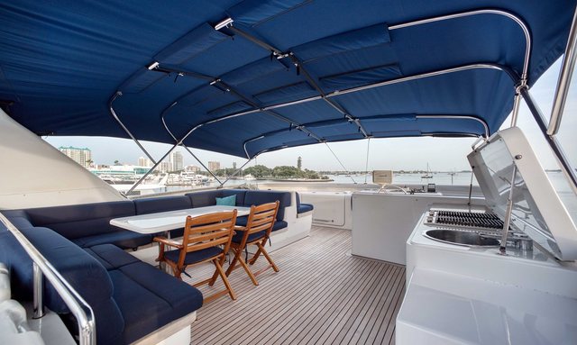 Blue Symphonie yacht Flybridge Fun