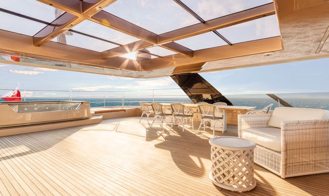 Shimali yacht Flybridge Features