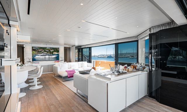 Kl 05 yacht Contemporary Saloon Design