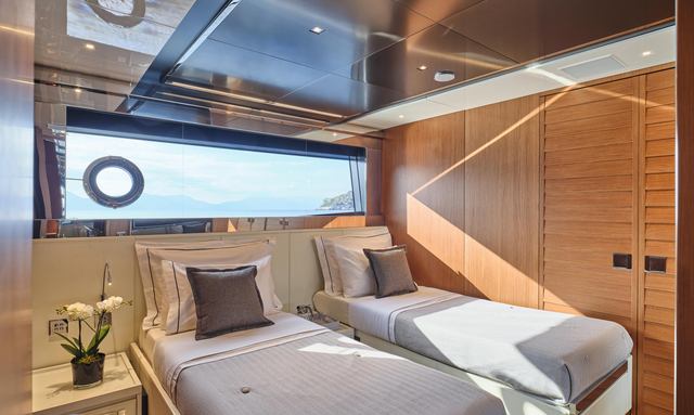 Sylia yacht Diverse Cabin Configuration