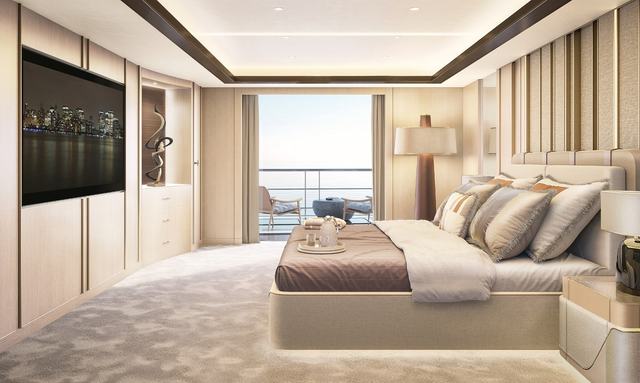 Maddam C yacht Full-Beam Owner’s Suite
