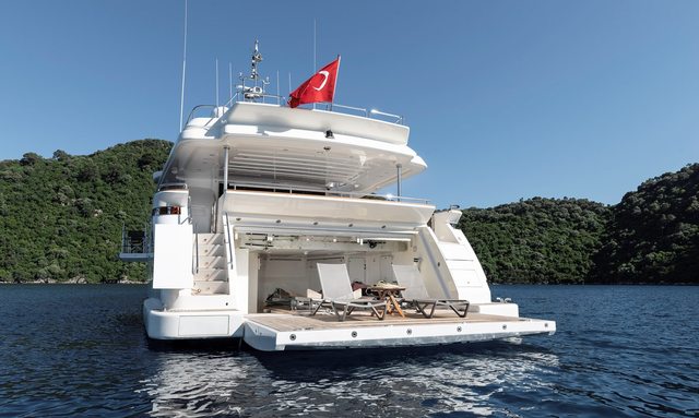 YA 79 yacht Tender Garage Beach Club