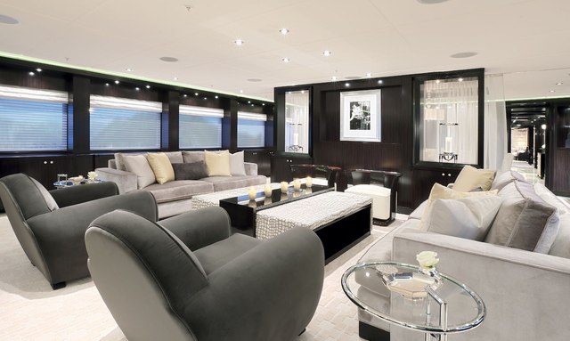 Carpe Diem yacht Main Saloon Design