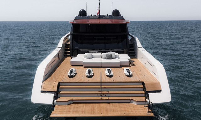 Anmax yacht Beach Club Design