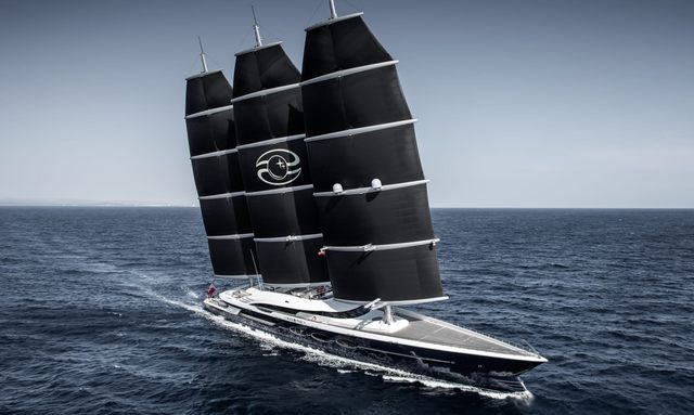 Black Pearl yacht DynaRig 