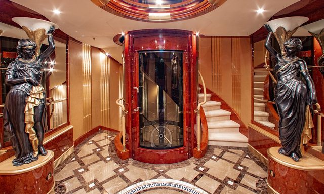 Sorrento yacht Elevator to All Decks