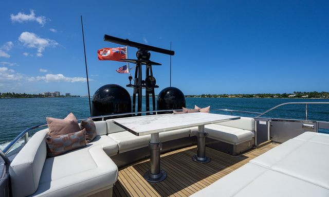 Time Off yacht Fully Equipped Bridge Deck