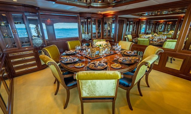 Grandeur yacht Formal Dining Salon