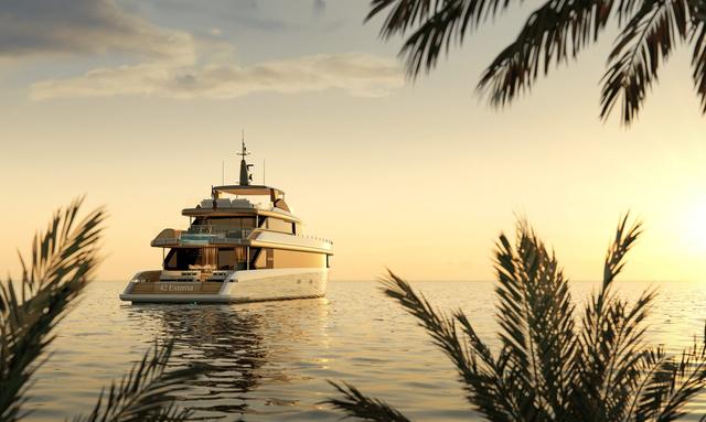 42 Exuma/ 01 yacht Glass-Wrapped Silhouette