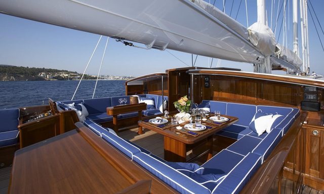 Meteor yacht Deck Arrangement