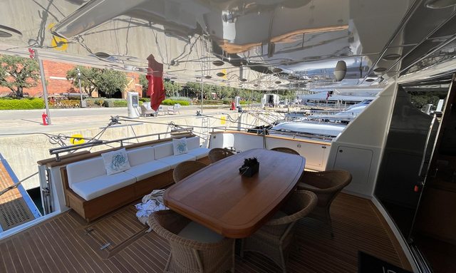 Orient Star yacht Alfresco Dining Aft