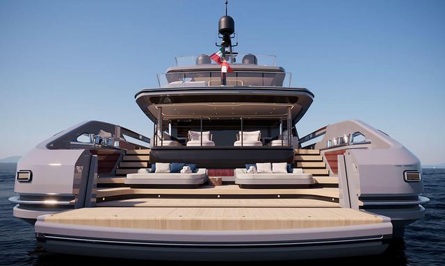 Moneikos yacht Three-Level Beach Club