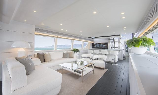 Nicostasia yacht Sociable Galley-Saloon Layout