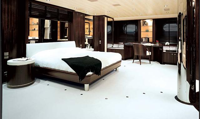 Parsifal III yacht Decadent Owner’s suite