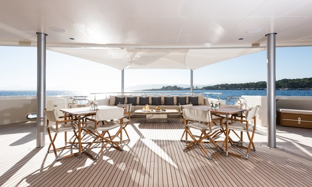 RoMEA yacht Spacious outdoor areas