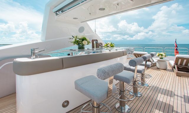 Acacia yacht Flexible Awning Options