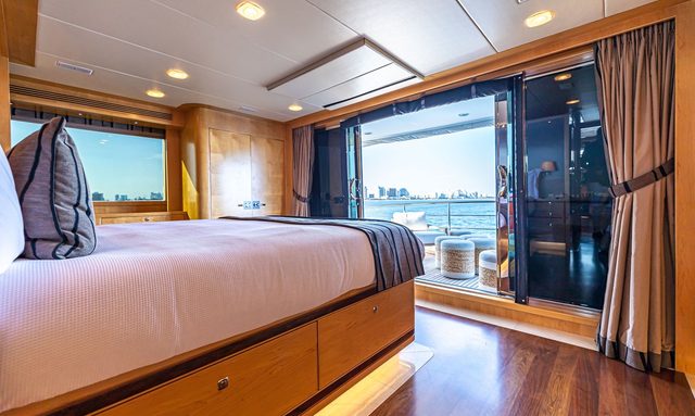 Salvator II yacht Owner's Upper Deck Suite