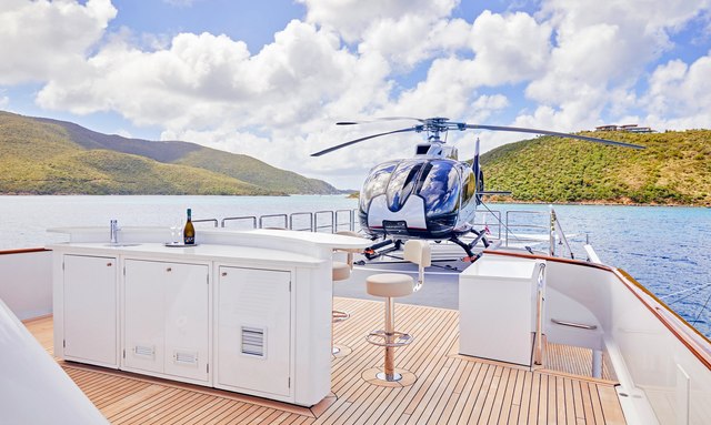 Amara yacht Helipad Capacity