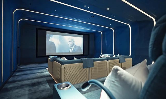 Breakthrough yacht Dedicated Cinema Room