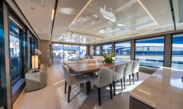 Bravo Hotel yacht Bright Penthouse-Style Saloon