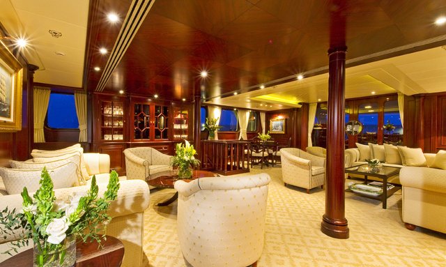 Legend yacht Sumptuous Main Saloon