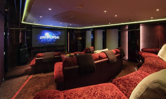 Eminence yacht Dedicated Cinema Room