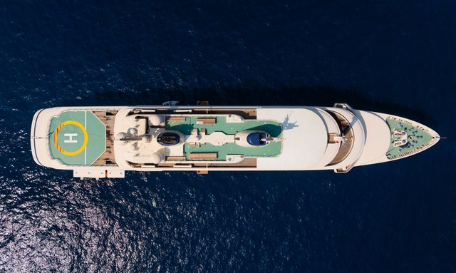 Al Said yacht Certified Heli Pad