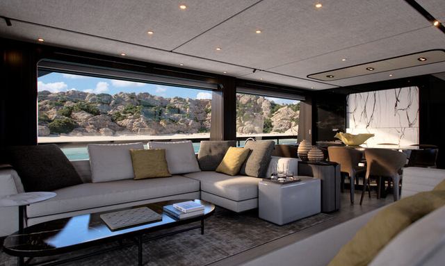 REV yacht Elegant Saloon