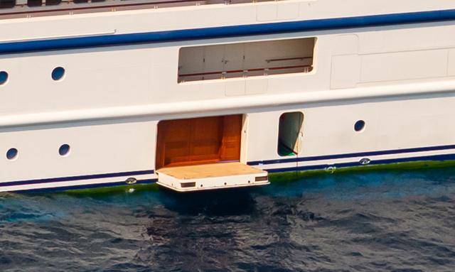 Al Said yacht Water Level Side Entrance