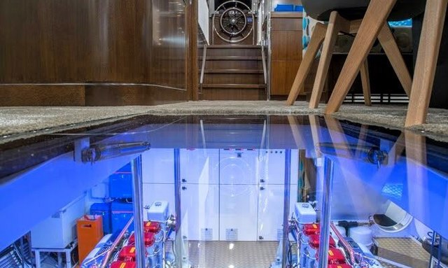 Monara yacht Engine Room Showcase