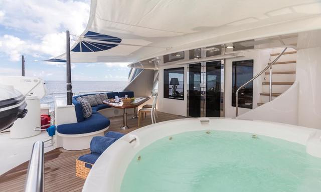 Trust Fun yacht Sundeck Retreat