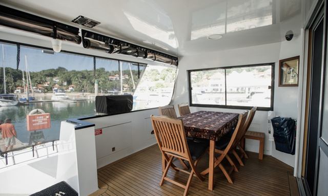 Braveheart 2 yacht Aft Deck