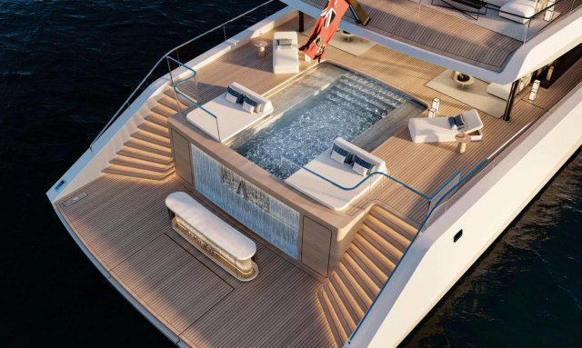 Project Ananda yacht Travertine Instead Of Teak