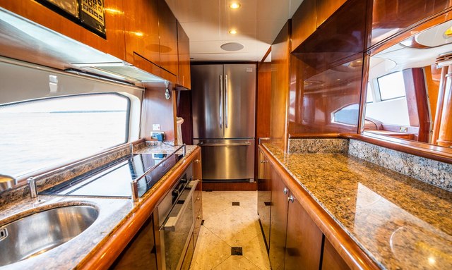 Azure yacht Euro-Style Galley