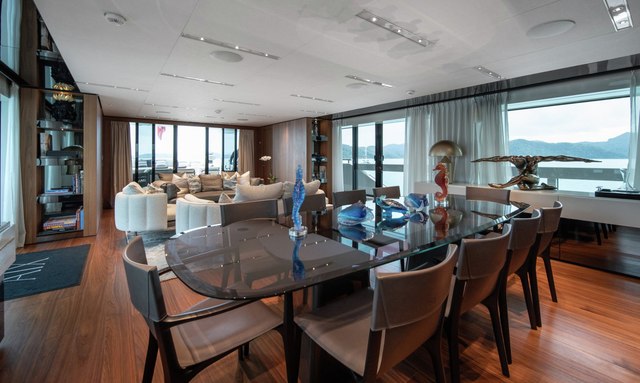 AIX yacht Warm Interior Design