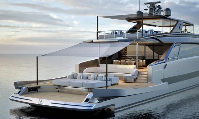 Fast Naan yacht Three Level Aft Deck