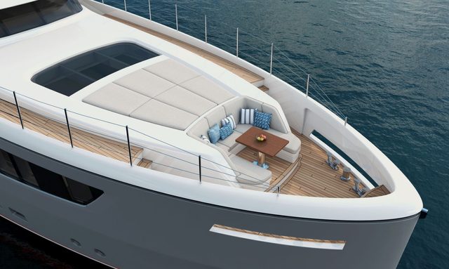 Castlefinn yacht The owner gets a private bow retreat 