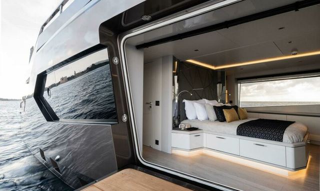 Rock X yacht Master Suite Balcony