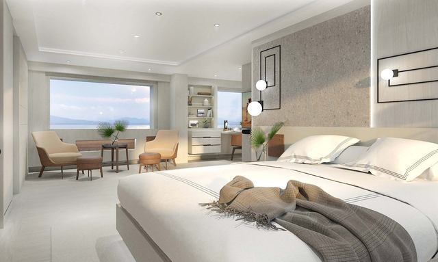 Project 717 yacht Owner’s Suite Retreat