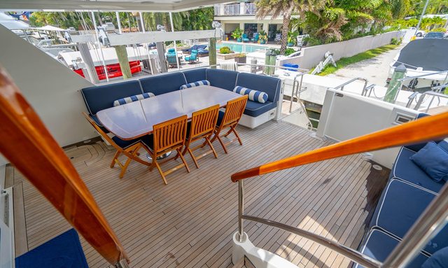 Heron yacht Extended Aft Deck